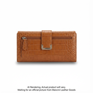 Croco RFID Secure Quadruple Fold Wallet