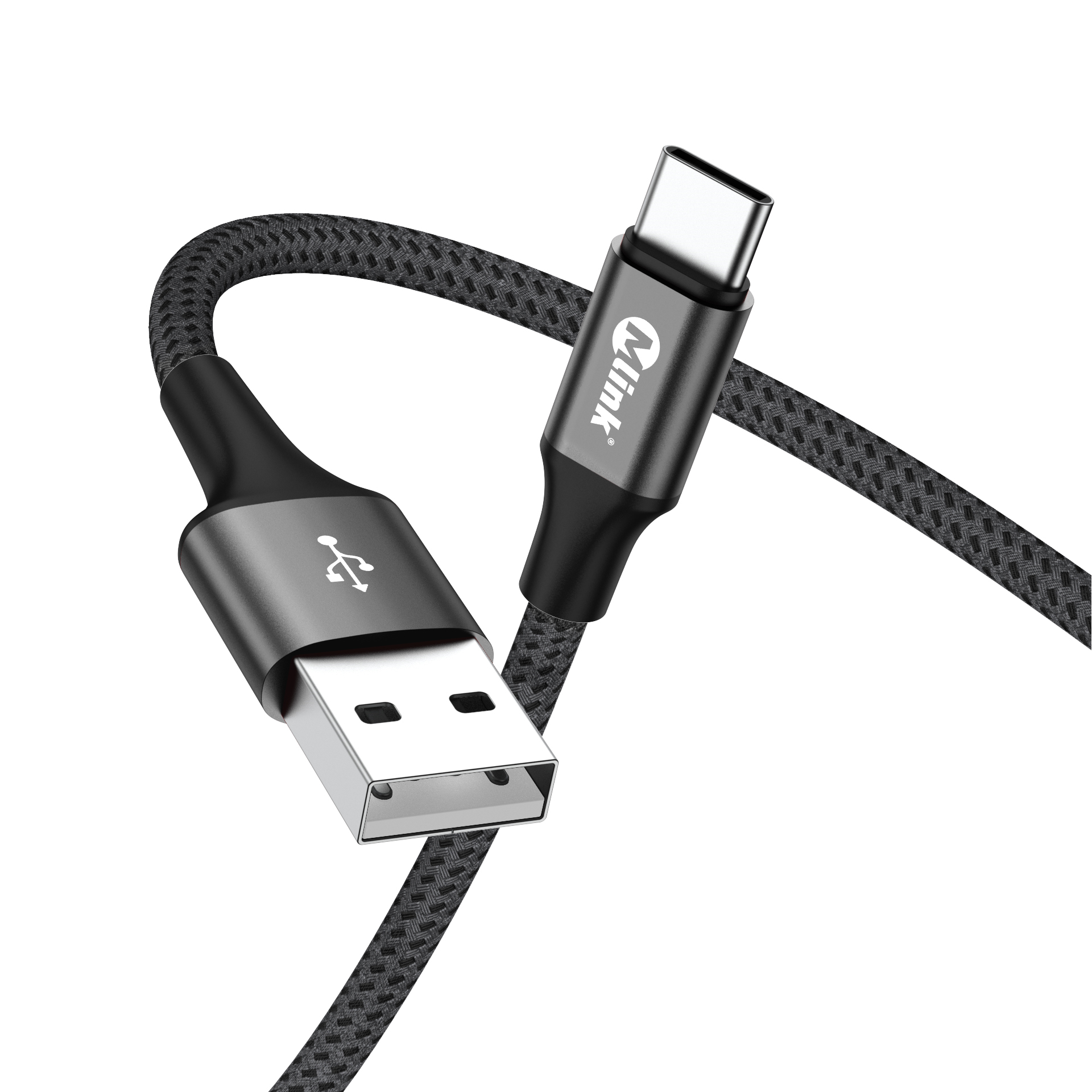 Mlink - USB-A to USB-C Braided Fast Charging Cable PD20W 5V/2.4A - 3m (10')