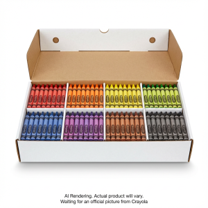 400 Large Crayon Classpack ? 8 colours