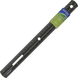 30cm/12? KleenEarth? Plastic Recycled Ruler with Antimicrobial Protection / 
R?gle antimicrobienne KleenEarth? en plastique recycl? 30cm/12po