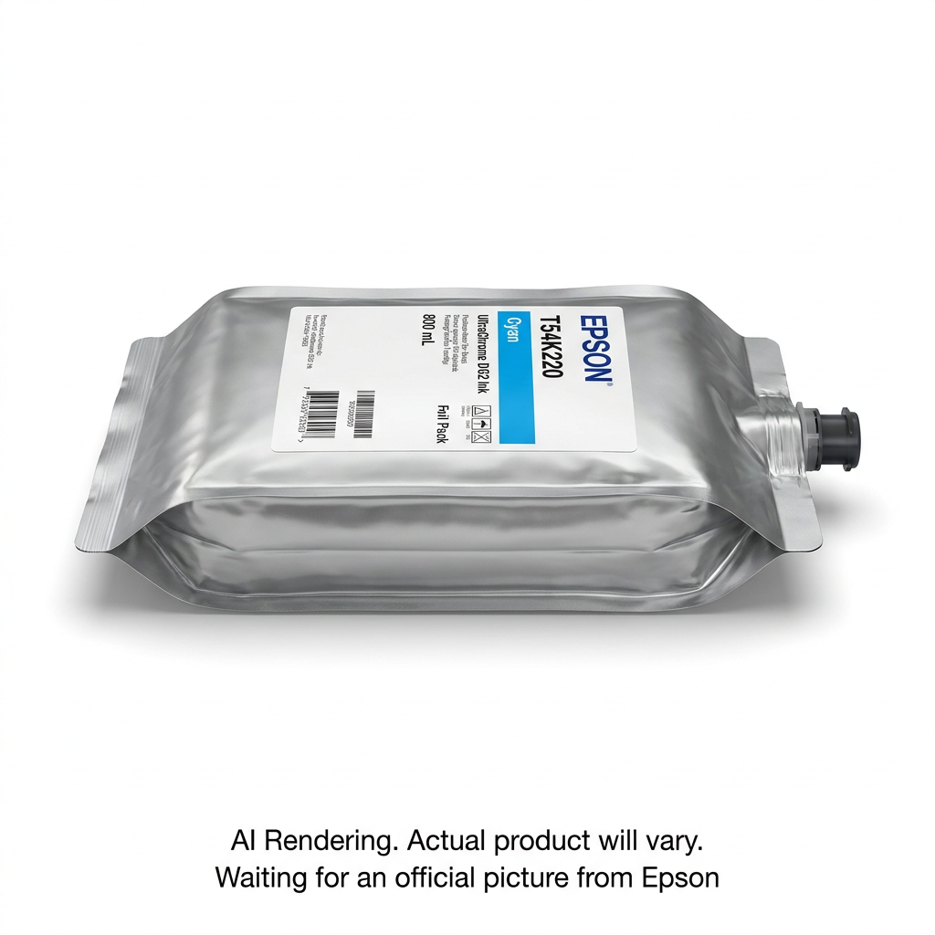 Epson Ultrachrome Dg2 Cyan Ink Pack, 800 Ml