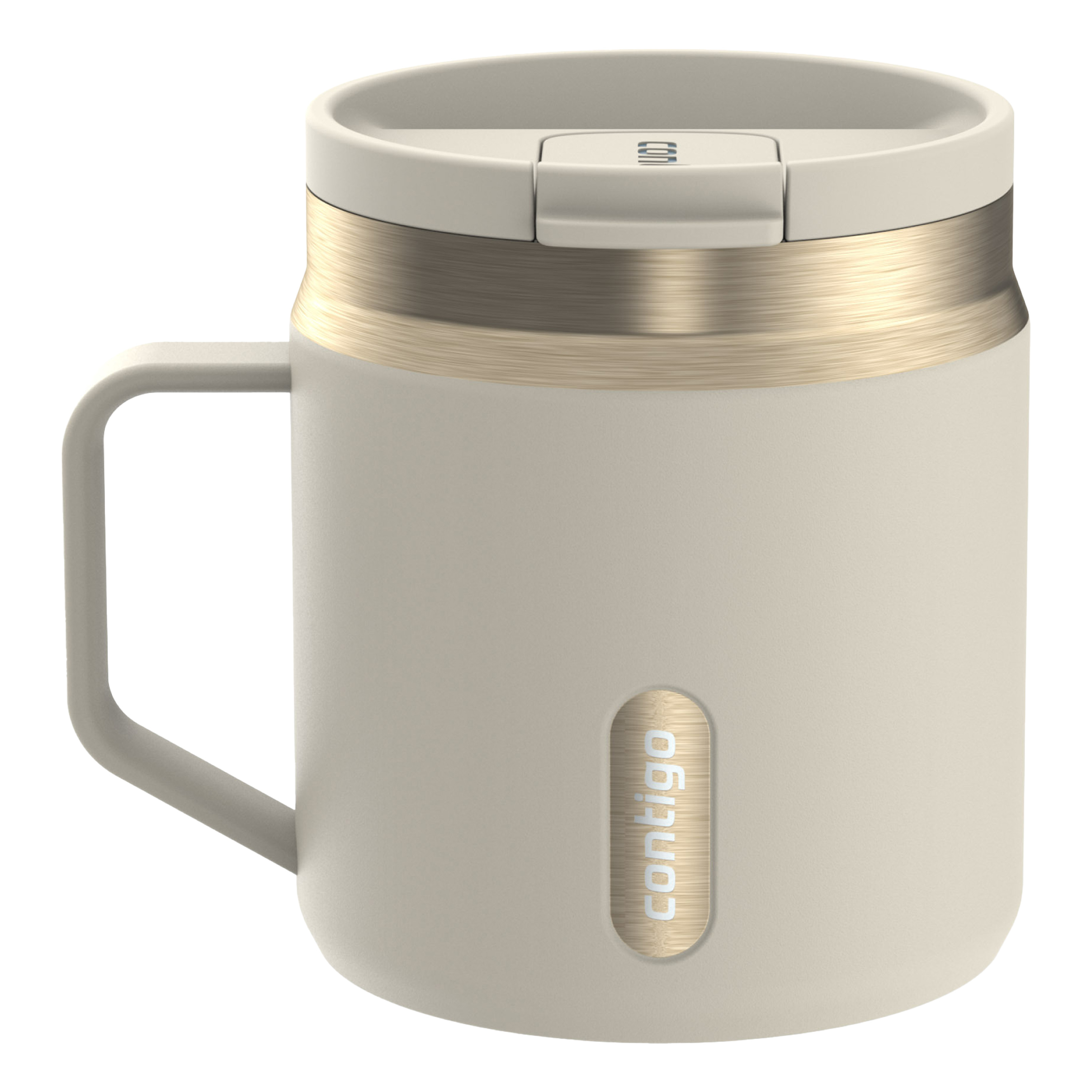 Contigo 14 oz Snapseal Mug PVD - Oatmilk - Premium