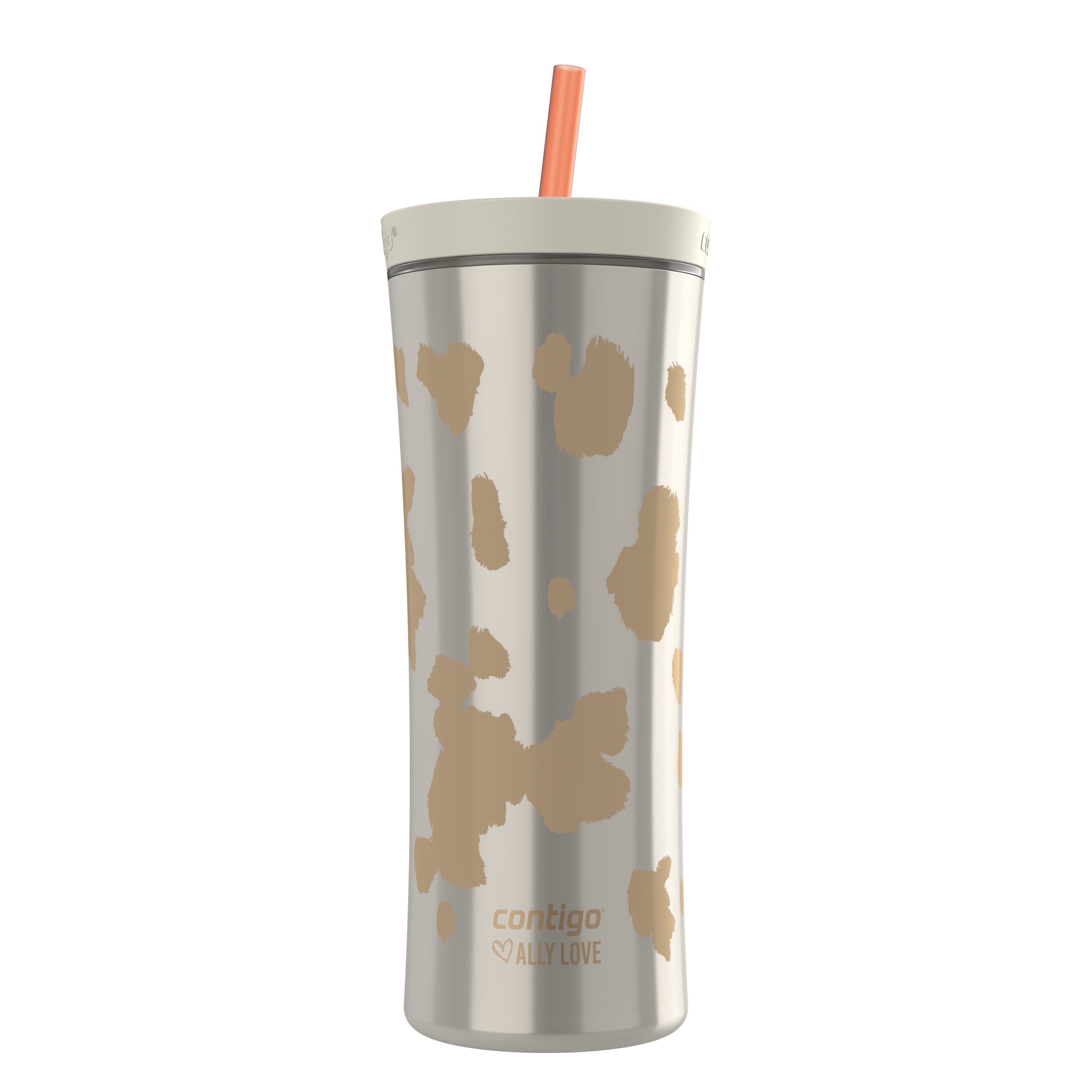Contigo x Ally Love Streeterville AUTOCLOSE Shake & Go Tumbler, 20 oz (591 mL), Oatmilk