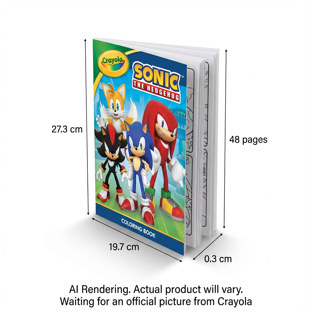 Sonic Colouring Book ? 48 pages
