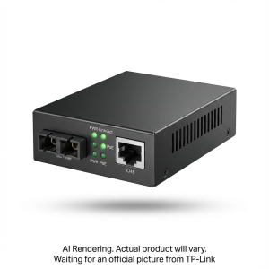 Bi-Directional Fiber Converter With 1-Port PoE