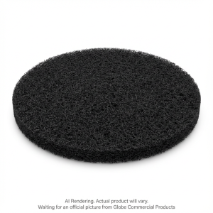 12"  Black Stripping Floor Pad