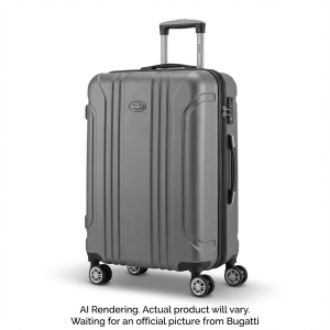 Bugatti Hamburg HLG7328BU Hardside Luggage ? 28" Lightweight Polycarbonate Grey