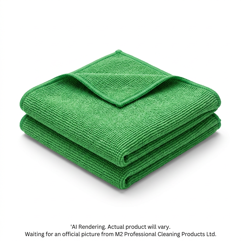 MicroCloth-Food/Kitchen(green)35x35cm/14"x14" 2/bag
