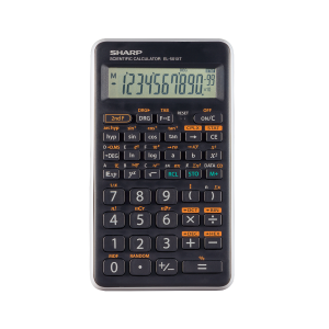 SHARP EL501XTGY Scientific Calculator – 146 Functions, Hard Case, Gray Accent