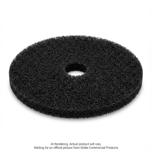 11"  Black Stripping Floor Pad