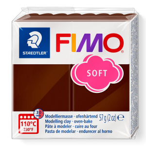 Modelling Clay Fimo Soft Chocolate 57g (2 oz)