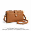Pebble RFID Crossbody Wallet