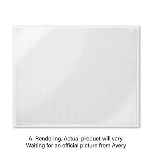 Avery Laser Clear Static Cling Labels, 8½" x 11", Repositionable, 8 sheets/env, 8 labels/env *non-PTE