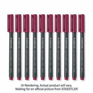 Pigment Brush Pen Red Violet