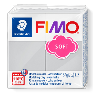 Modelling Clay Fimo Soft Dolphin Grey 57g (2 oz)