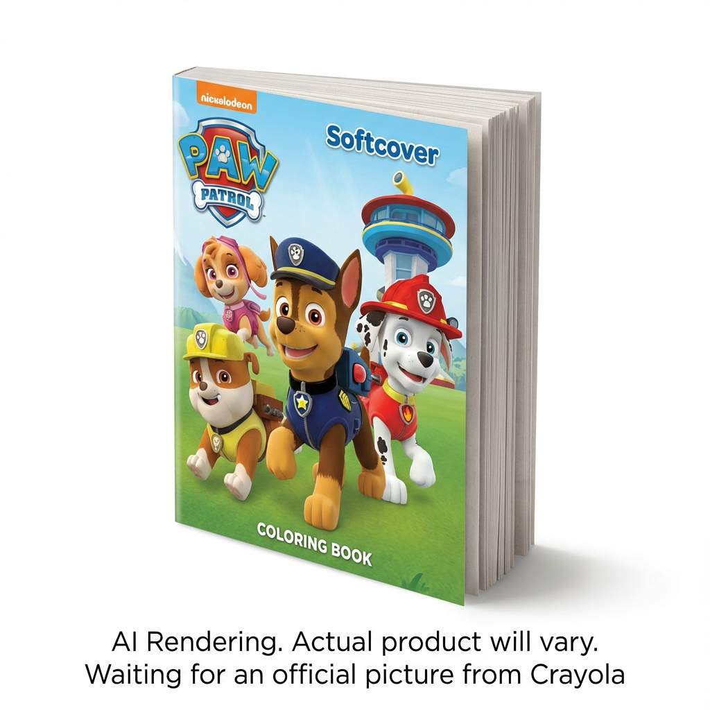 Paw Patrol Colouring Book – 96 pgs