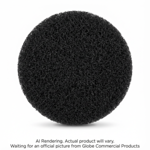 10"  Black Stripping Floor Pad