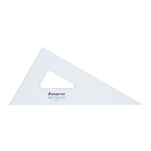 Triangle 12'' 30/60 degree BK