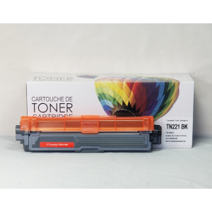 Balloon Brand CTTN221BK Compatible Brother TN221BK Black Toner Cartridge – 2,500 Pages