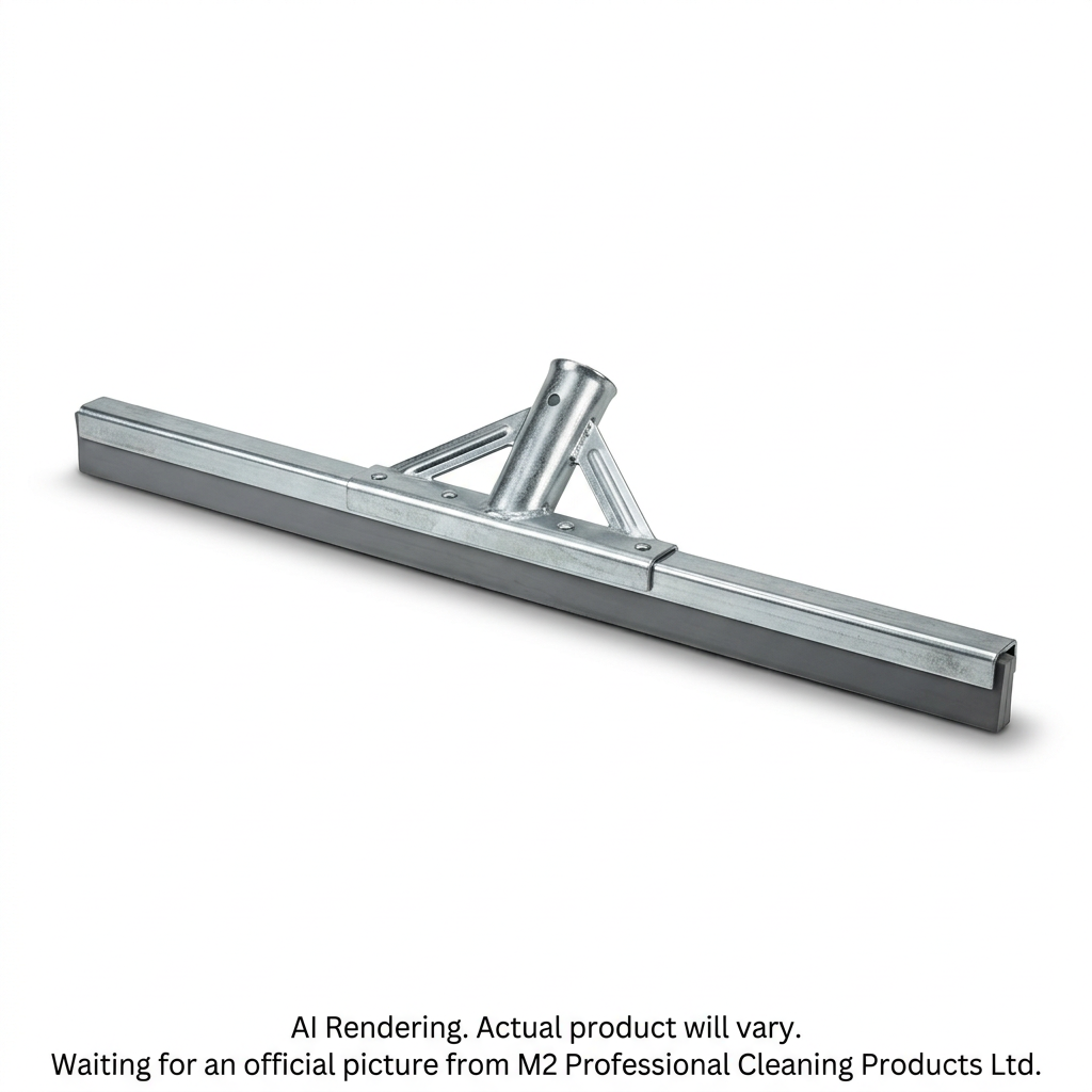 36" Straight Floor Squeegee Grey Non-Marking Rubber