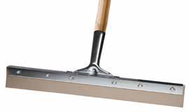 24" Black Straight Floor Squeegee w 54 tapered handle