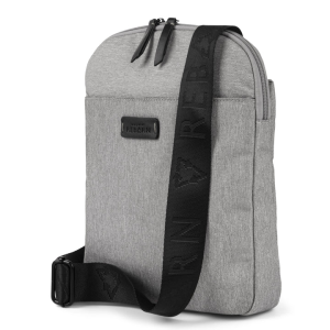 Bugatti Reborn Slim CBY2235BU Crossbody Bag – Sustainable 100% Recycled RPET Grey