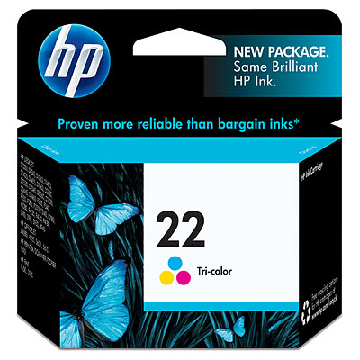 HP 22 Tricolor US Inkjet Print Cartridge EAS - Sensormatic