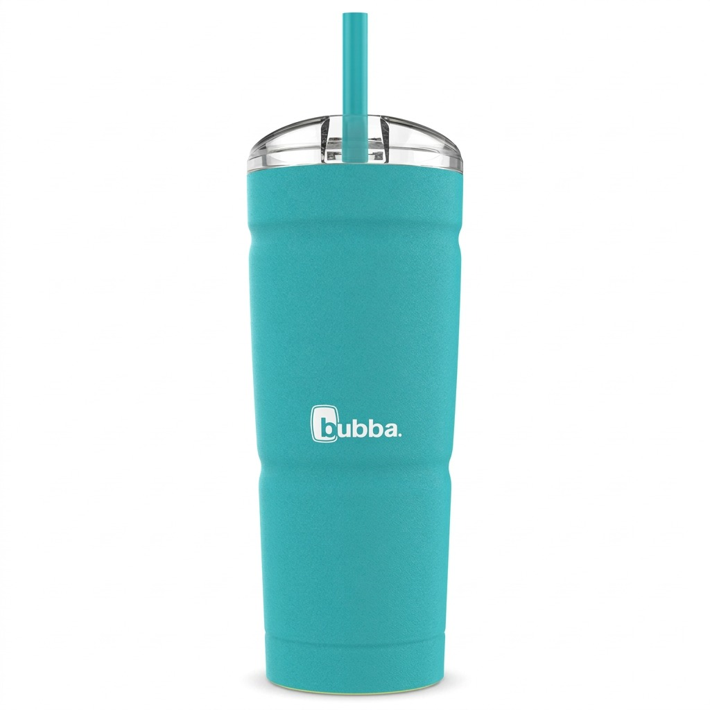 bubba Envy S Stainless Steel Tumbler, 24 oz (709 ml), Straw Lid, Scuba