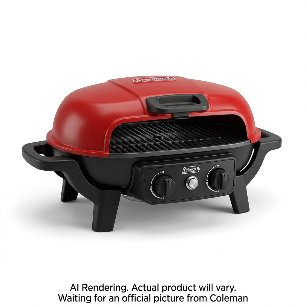RoadTrip? 225 Table Top, 2-Burner Propane Grill, 11K BTUs, 225 sq inch, Red