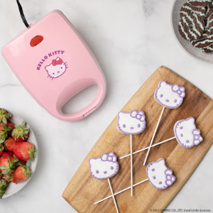 Hello Kitty Cake Pop Maker ? Pink Non-Stick Electric Treat Baker ? Sanrio Kitchen Collection