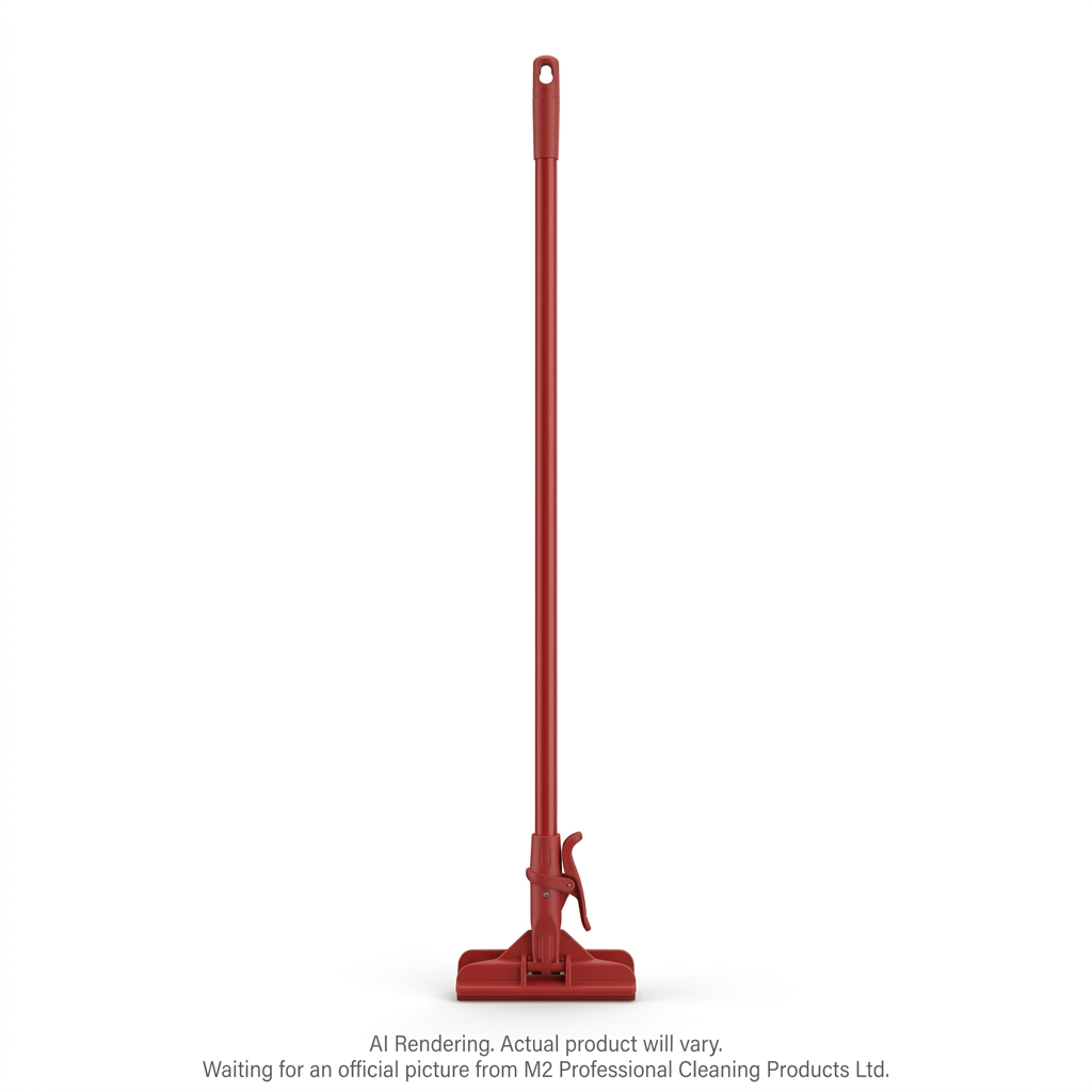 54" Snap 2 Go Mop Handle - Fiberglass - RED