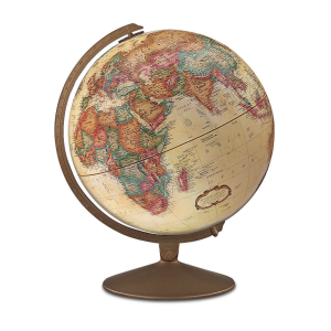 Franklin Globe 12"/30Cm Diameter Antique Ocean Desk Globe (English)