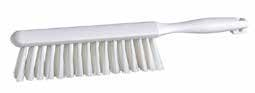 Counter Brushes - White Plastic - White Fibers Medium Stiffness