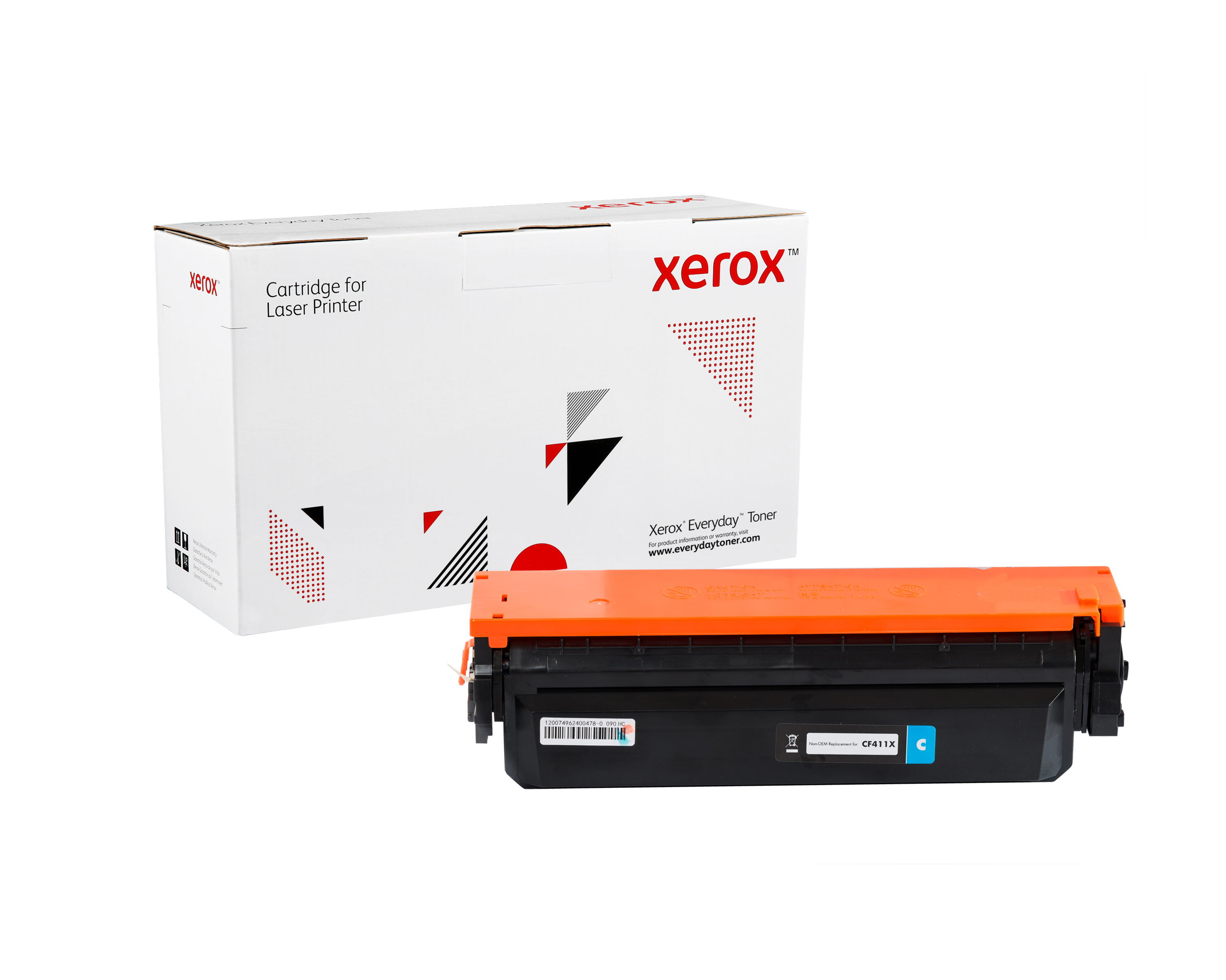 Xerox Everyday Toner Compatible HP CF411X / Canon 1253C001 CRG-046H ? Cyan ? 5,000 pages