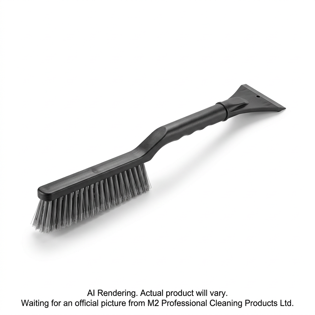 25"/64cm Plastic Snow Brush with Ice Scraper