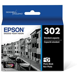 T302120S Epson 302 Photo Black Original Ink Cartridge