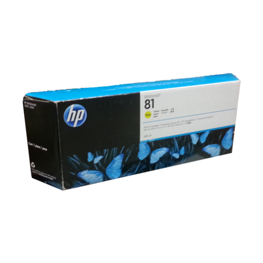 HP 81 Yellow Dye Ink Cartridge