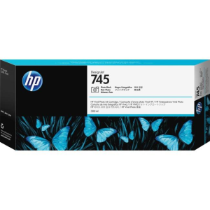 HP 745 300-ml Photo Black Original DesignJet Ink Cartridge (F9K04A) – High-Capacity Pigment Ink for DesignJet Z2600 & Z5600