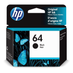 HP 64 Black Original Ink Cartridge