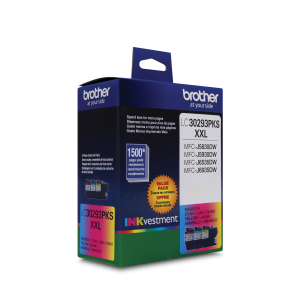 Brother LC30293PKS Innobella  Cyan, Magenta, Yellow Ink Cartridges, Super High Yield