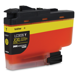 Brother LC3035YS INKvestment Tank Yellow Ink Cartridge, Ultra High Yield