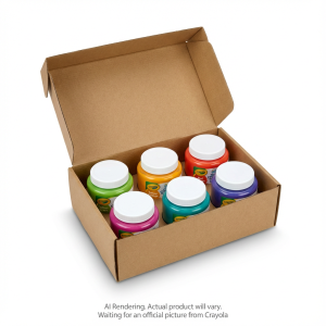 6 59ml Paint Jars ? Bold Colours