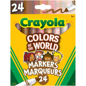 24 Colors of the World Washable Markers
