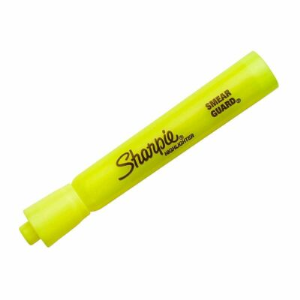 Sharpie Tank Highlighter, Chisel Tip, F. Yellow, 1 Unit