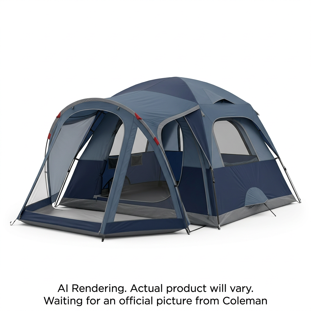 6P Skydome Full Fly Vestibule Blue Nights Tent