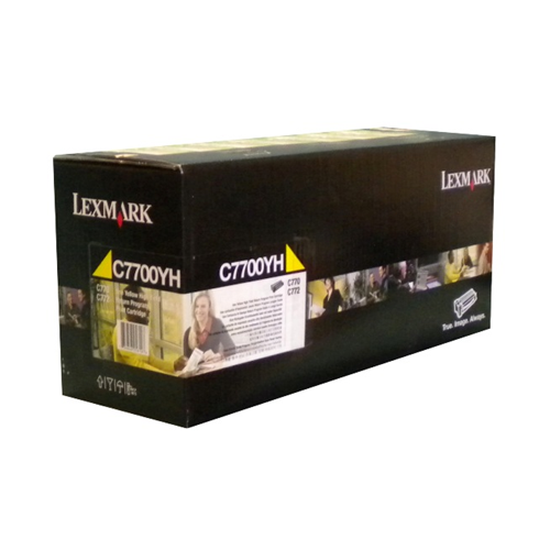 C7700YH C77X/X772E YELLOW HIGH YIELD RETURN CARTRIDGE (10K)