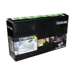 Lexmark C/X736,X738 Yellow Return Program 10K Toner Cartridge