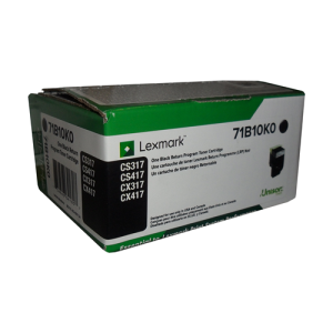 Lexmark CS/CX317, 417, 517 Black Return Programme 3K Toner Cartridge Part no.: 71B10K0