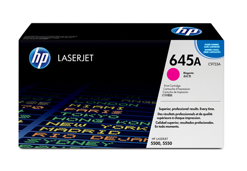 HP #645A MAGENTA TONER CARTRIDGE FOR COLOUR LASERJET