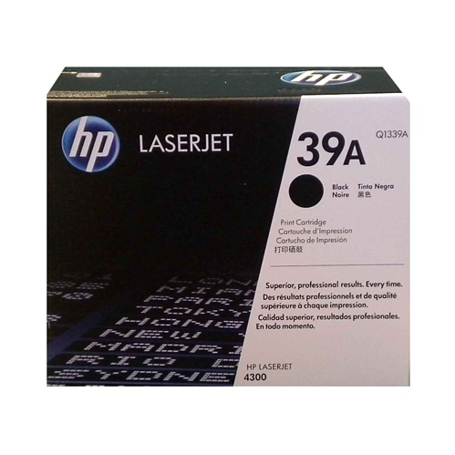 HP #39A BLACK PRINT CARTRIDGE FOR LJ 4300